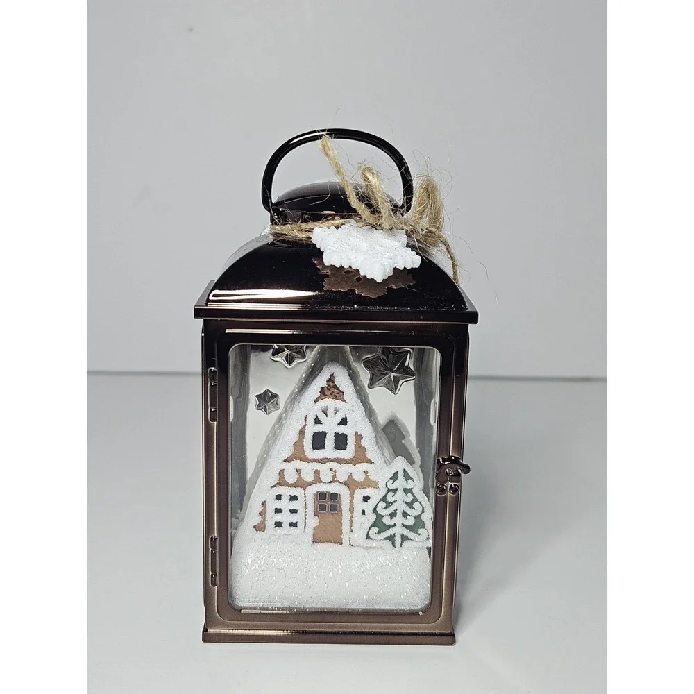 Bath Body Works Gingerbread Christmas House Lantern Wallflower Plug Nightlight